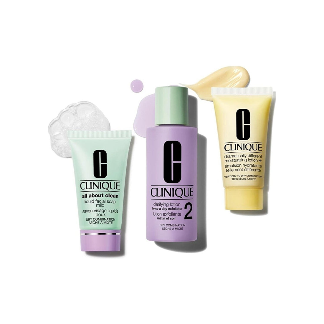 3 Adımlı Cilt Bakım Seti - Kuru Karma