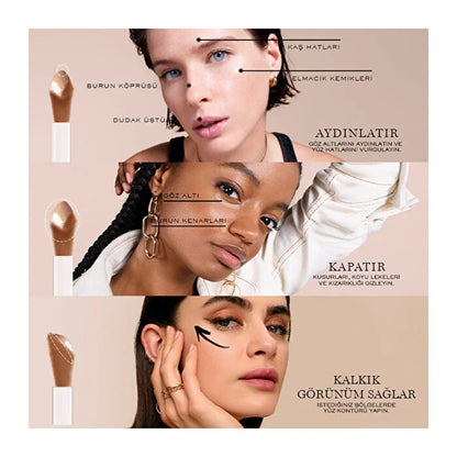 Teint Idôle Ultra Wear Care&amp;Glow Serum Concealer - Kapatıcı Serum
